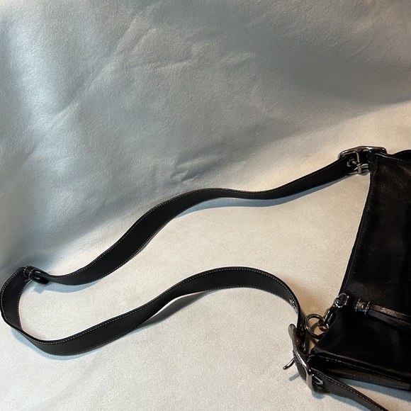 Coach Black Leather Crossbody Bag - Picture 2 of 7